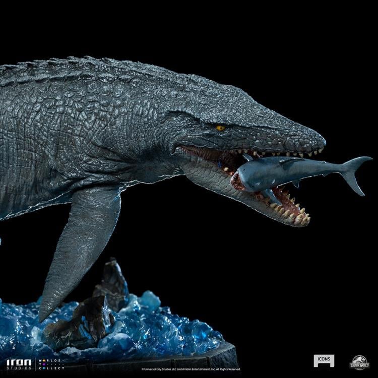 Jurassic World Icons Mosasaurus Statue Gallery Image 11