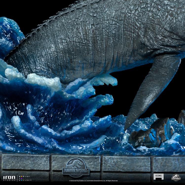 Jurassic World Icons Mosasaurus Statue Gallery Image 12
