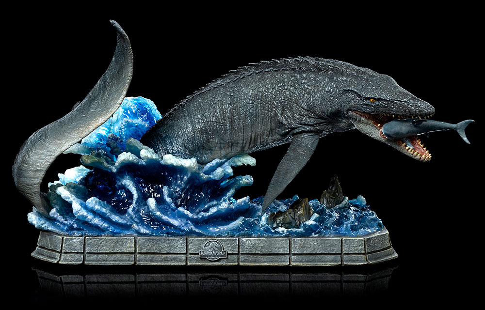 Jurassic World Icons Mosasaurus Statue Gallery Image 3