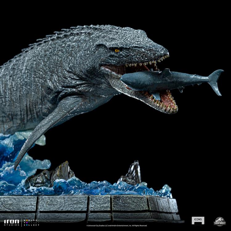 Jurassic World Icons Mosasaurus Statue Gallery Image 15