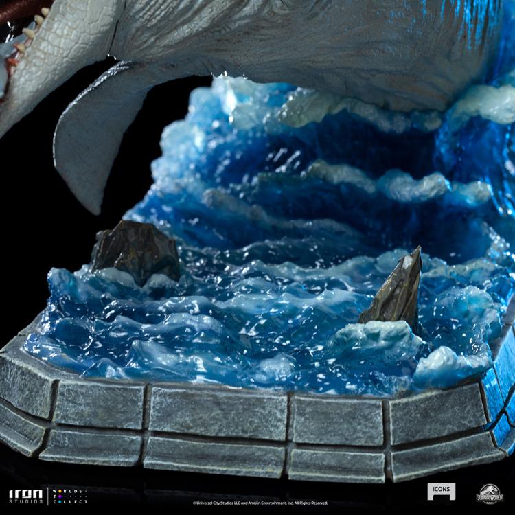 Jurassic World Icons Mosasaurus Statue Gallery Image 17