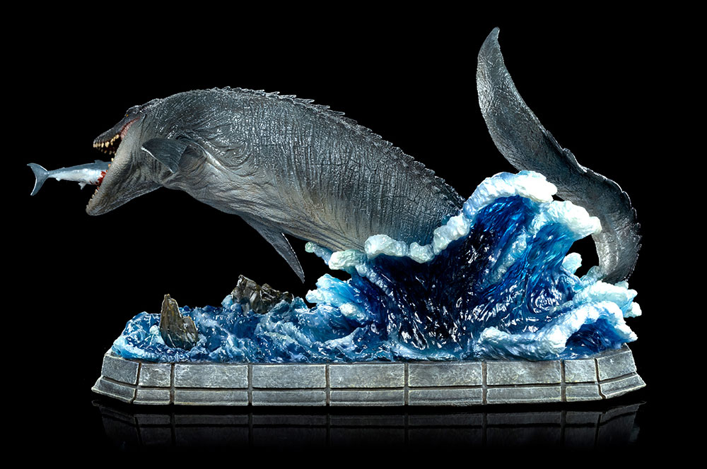 Jurassic World Icons Mosasaurus Statue Gallery Image 9