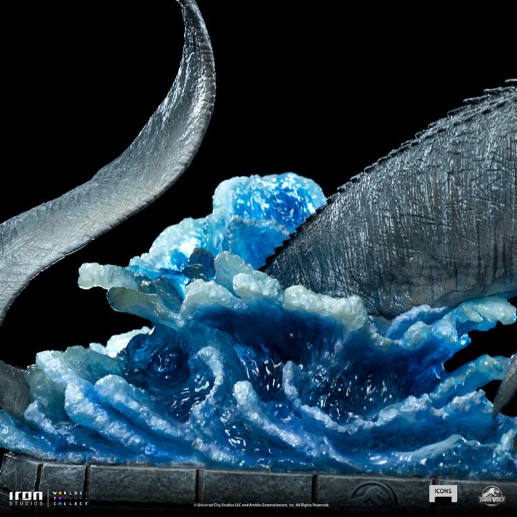 Jurassic World Icons Mosasaurus Statue Gallery Image 16