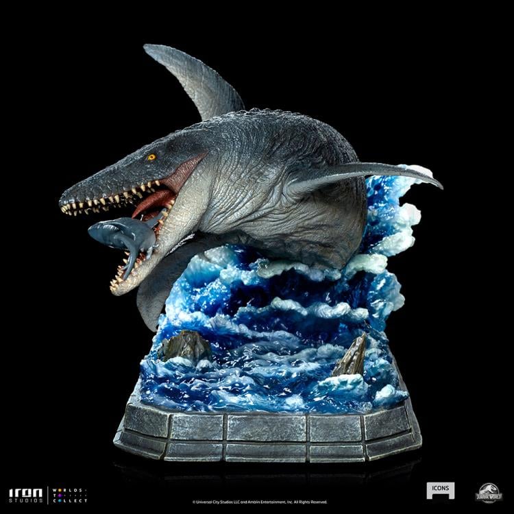 Jurassic World Icons Mosasaurus Statue Gallery Image 6