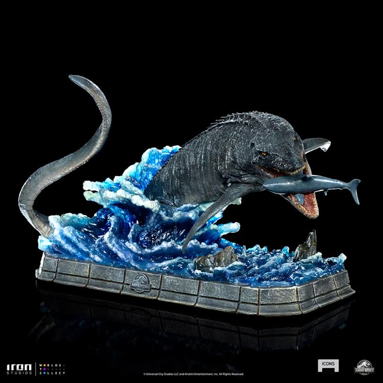Jurassic World Icons Mosasaurus Statue Gallery Image 5
