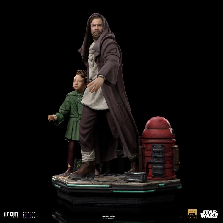 Star Wars: Obi-Wan Kenobi Obi-Wan and Young Leia Deluxe 1/10 Art Scale Limited Edition Statue Gallery Image 6
