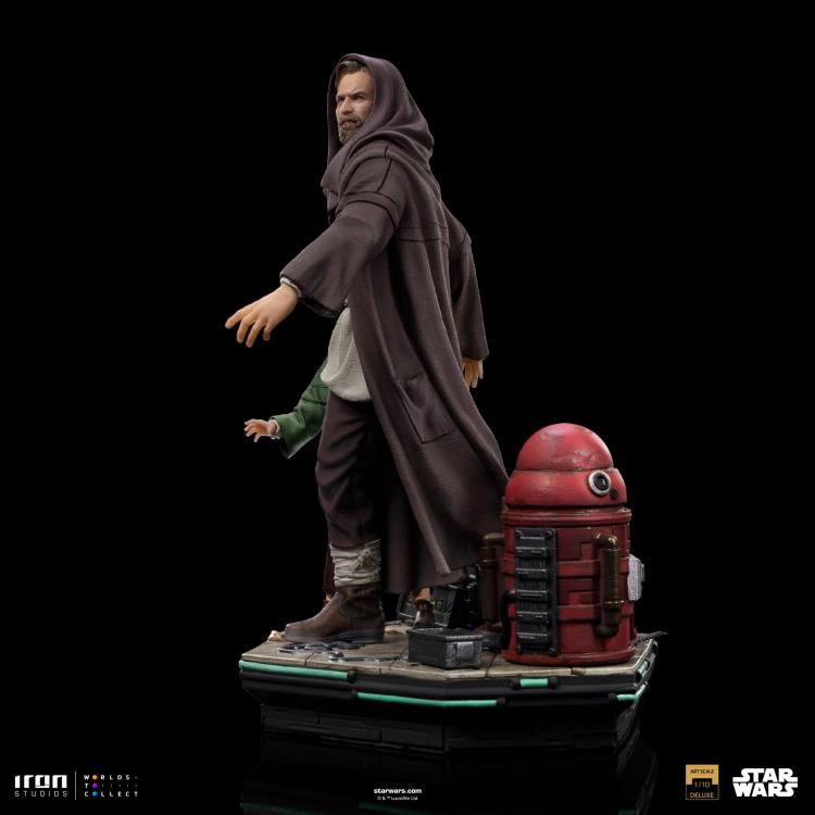 Star Wars: Obi-Wan Kenobi Obi-Wan and Young Leia Deluxe 1/10 Art Scale Limited Edition Statue Gallery Image 7
