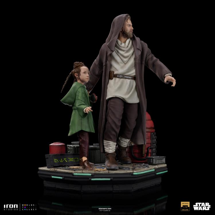 Star Wars: Obi-Wan Kenobi Obi-Wan and Young Leia Deluxe 1/10 Art Scale Limited Edition Statue Gallery Image 10