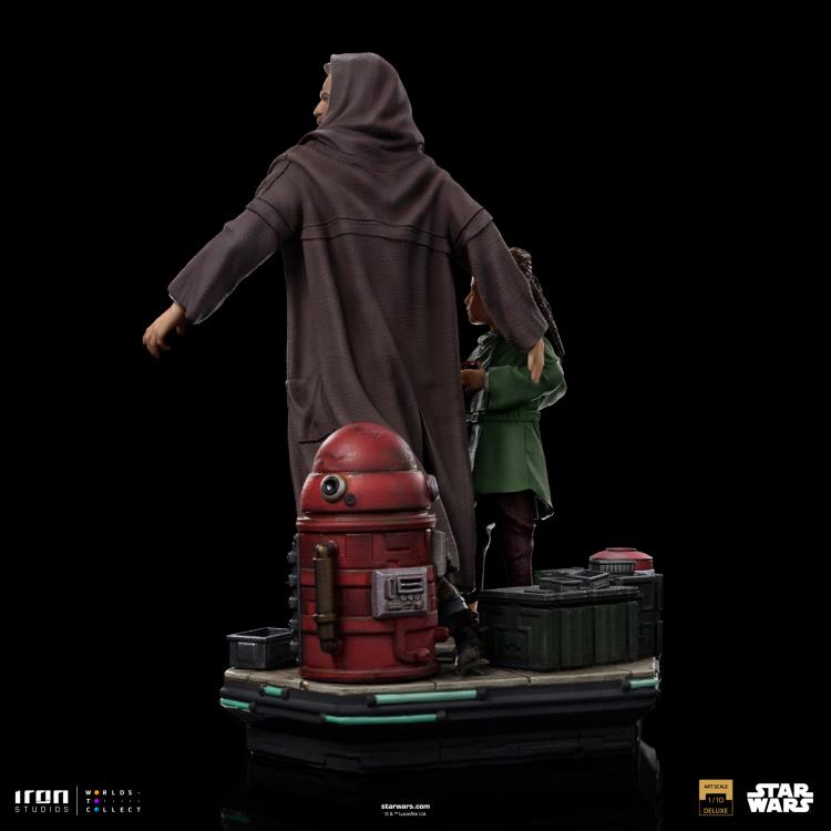 Star Wars: Obi-Wan Kenobi Obi-Wan and Young Leia Deluxe 1/10 Art Scale Limited Edition Statue Gallery Image 8