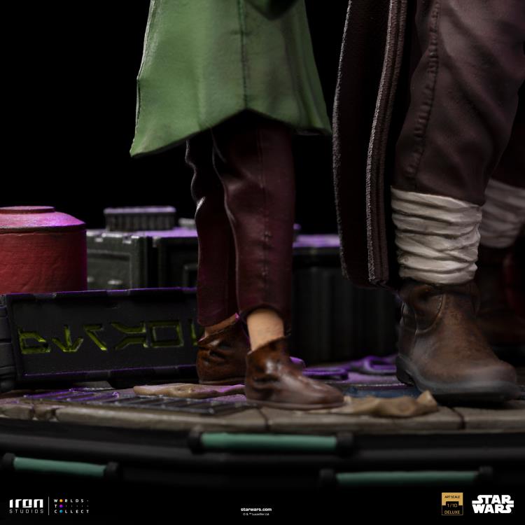Star Wars: Obi-Wan Kenobi Obi-Wan and Young Leia Deluxe 1/10 Art Scale Limited Edition Statue Gallery Image 13
