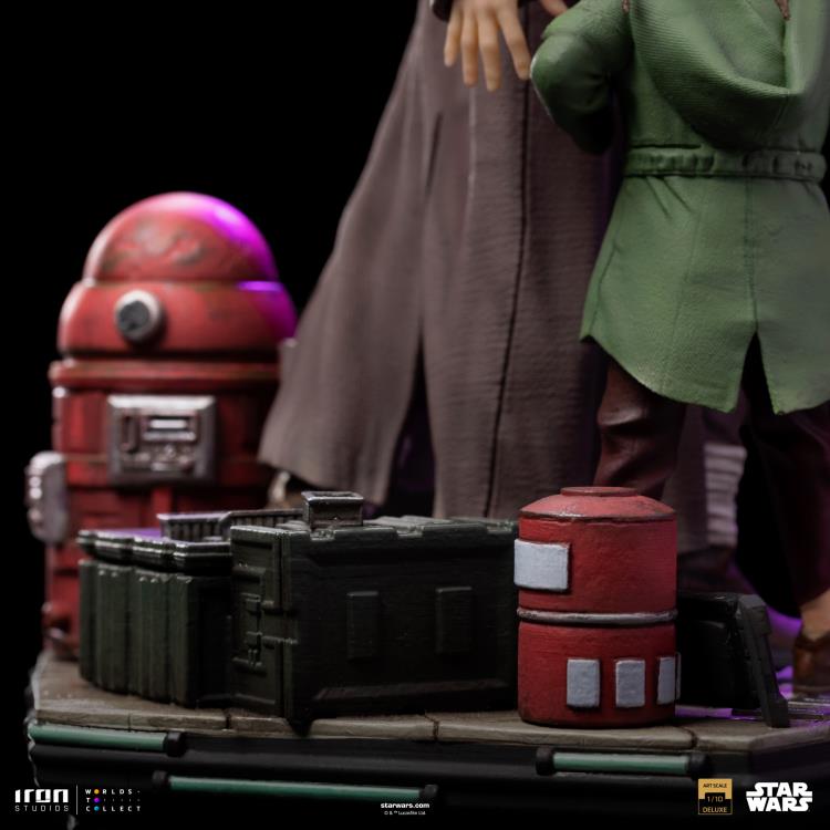 Star Wars: Obi-Wan Kenobi Obi-Wan and Young Leia Deluxe 1/10 Art Scale Limited Edition Statue Gallery Image 16