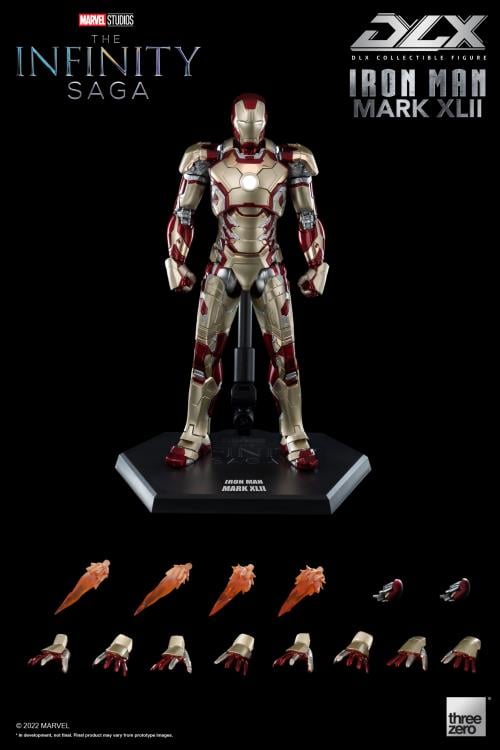 Avengers: The Infinity Saga DLX Iron Man Mark 42 1/12 Scale Action Figure Gallery Image 19