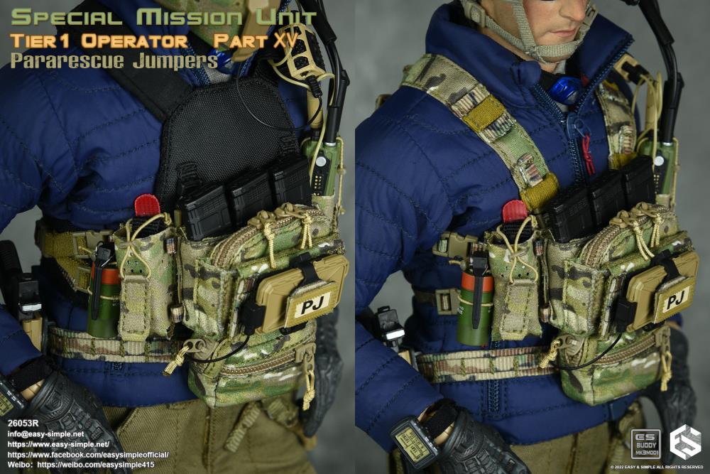 Special Mission Unit Tier 1 Operator Part XV Pararescue Jumpers 1/6 Scale Figure Gallery Image 26