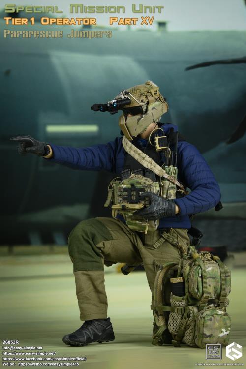 Special Mission Unit Tier 1 Operator Part XV Pararescue Jumpers 1/6 Scale Figure Gallery Image 7