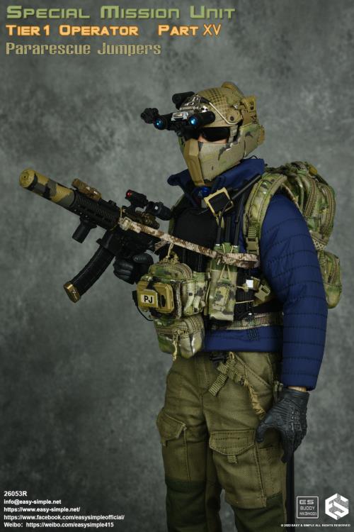 Special Mission Unit Tier 1 Operator Part XV Pararescue Jumpers 1/6 Scale Figure Gallery Image 13