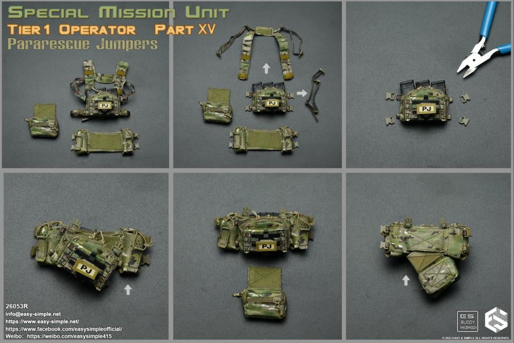 Special Mission Unit Tier 1 Operator Part XV Pararescue Jumpers 1/6 Scale Figure Gallery Image 35