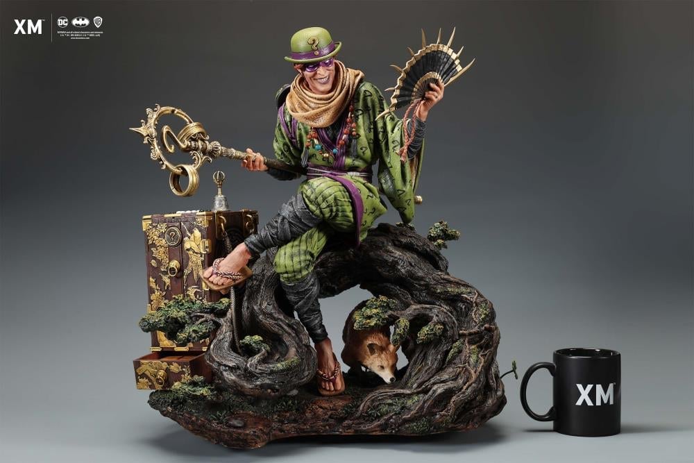 DC Premium Collectibles Samurai Series The Riddler 1/4 Scale Limited Edition Statue Gallery Image 3