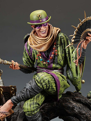DC Premium Collectibles Samurai Series The Riddler 1/4 Scale Limited Edition Statue Gallery Image 2