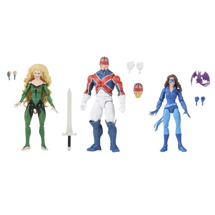 X-Men Marvel Legends Excalibur Action Figure Three-Pack Gallery Image 15