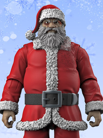 Naughty or Nice Collection Checking it Twice Santa BBTS Exclusive Figure Gallery Image 2