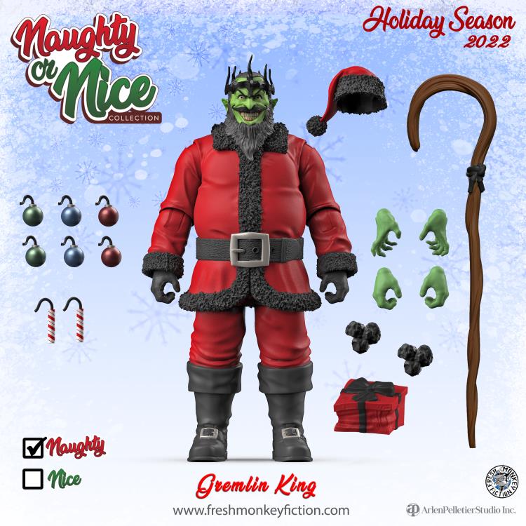 Naughty or Nice Collection Deluxe Gremlin King BBTS Exclusive Figure Gallery Image 3