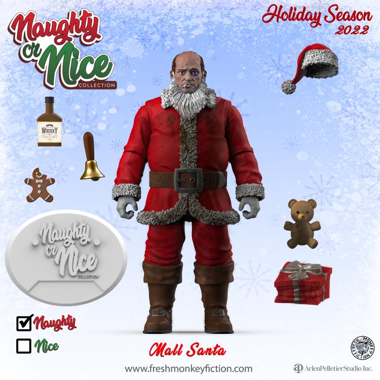 Naughty or Nice Collection Mall Santa Santa BBTS Exclusive Figure Gallery Image 3