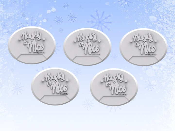 Naughty or Nice Collection BBTS Exclusive Set of 5 Small Stands Gallery Image 1
