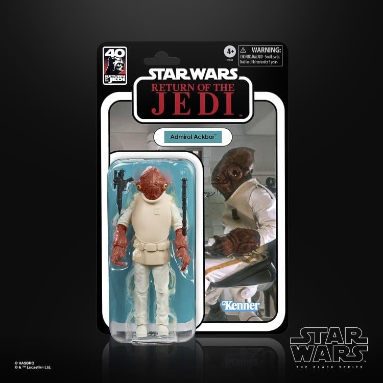 Star Wars 40th Anniversary The Black Series 6" Admiral Ackbar (Return of the Jedi) Gallery Image 10