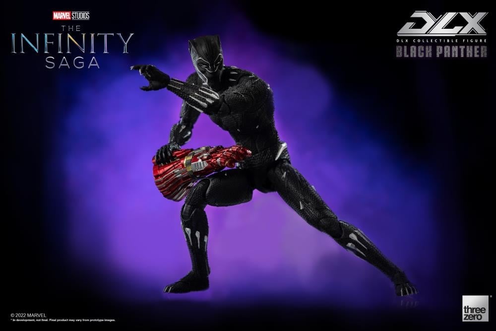 Avengers: The Infinity Saga DLX Black Panther 1/12 Scale Action Figure Gallery Image 15