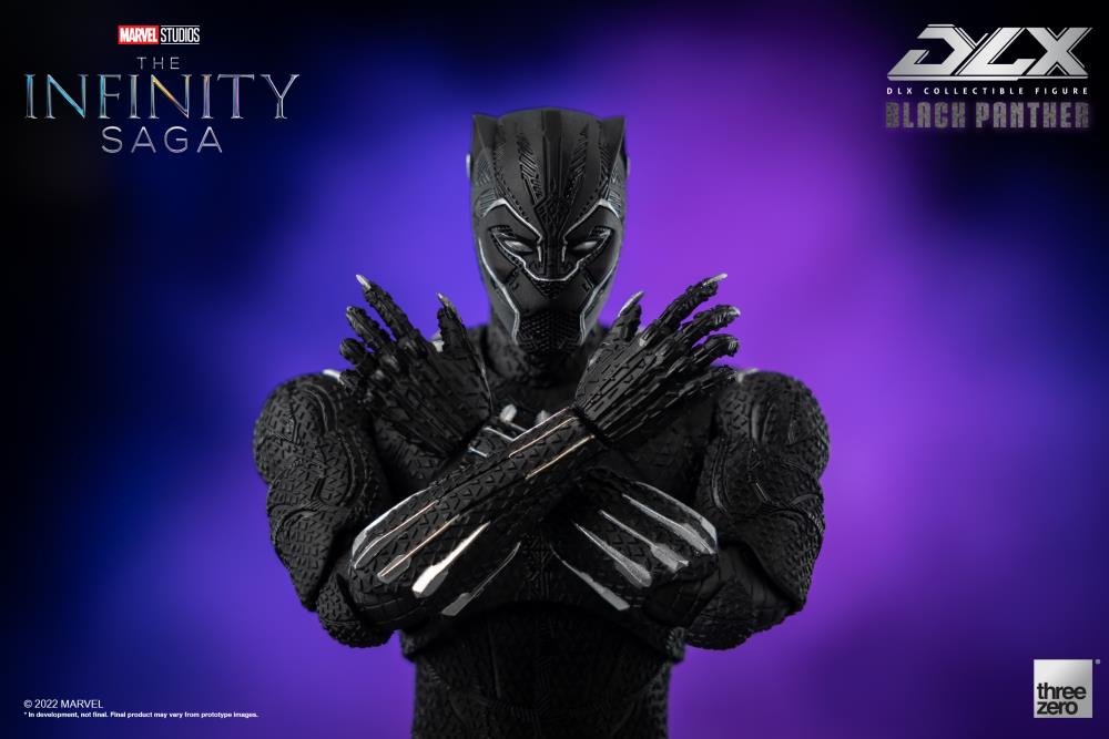 Avengers: The Infinity Saga DLX Black Panther 1/12 Scale Action Figure Gallery Image 8