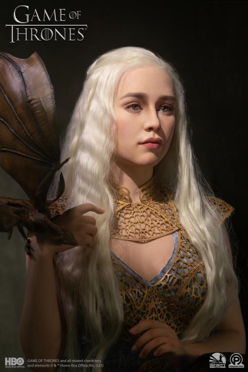 Game of Thrones Mother of Dragons Daenerys Targaryen Limited Edition Life-Size Bust Gallery Image 11