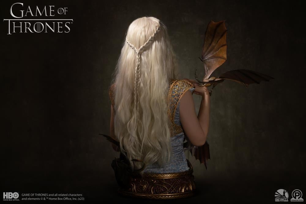 Game of Thrones Mother of Dragons Daenerys Targaryen Limited Edition Life-Size Bust Gallery Image 8