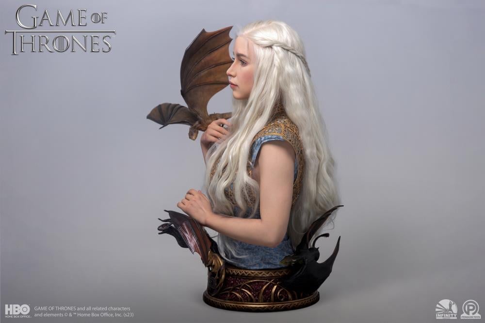 Game of Thrones Mother of Dragons Daenerys Targaryen Limited Edition Life-Size Bust Gallery Image 4