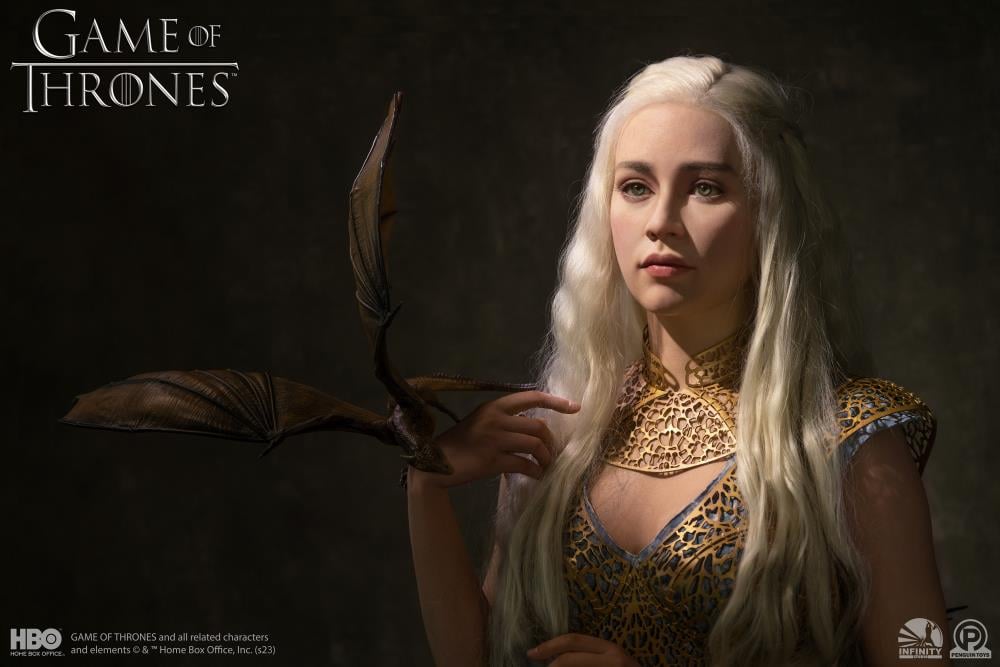 Game of Thrones Mother of Dragons Daenerys Targaryen Limited Edition Life-Size Bust Gallery Image 10