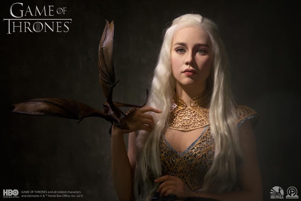 Game of Thrones Mother of Dragons Daenerys Targaryen Limited Edition Life-Size Bust Gallery Image 9