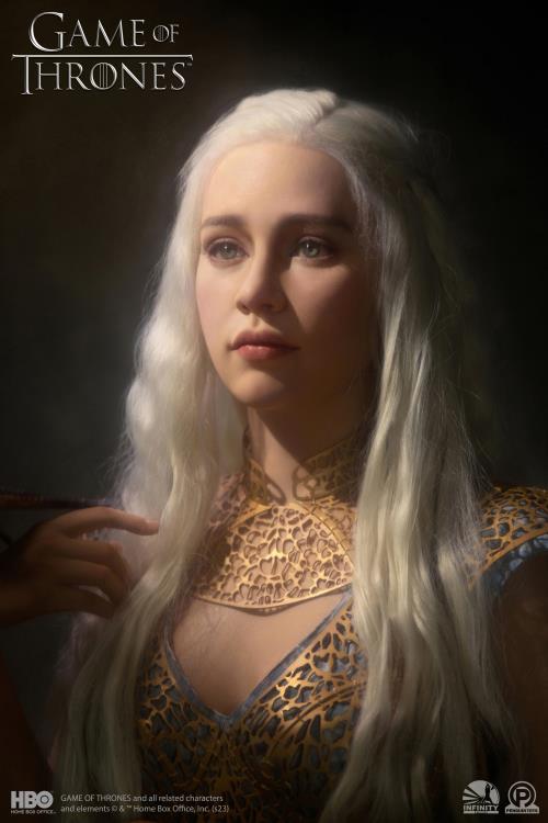 Game of Thrones Mother of Dragons Daenerys Targaryen Limited Edition Life-Size Bust Gallery Image 14