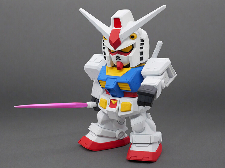 Mobile Suit Gundam Jumbo Soft Vinyl Figure SD RX-78-2 Gundam Exclusive Gallery Image 1