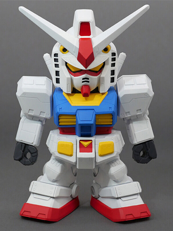 Mobile Suit Gundam Jumbo Soft Vinyl Figure SD RX-78-2 Gundam Exclusive Gallery Image 2