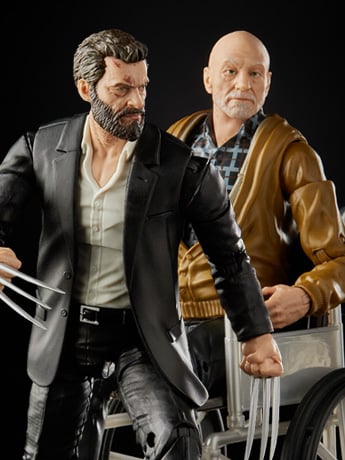 Logan Marvel Legends Logan and Charles Xavier Action Figure Two-Pack
