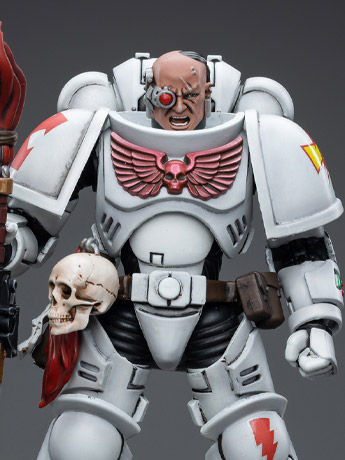 Warhammer 40k White Scars Assault Intercessor Brother Batjargal 1/18 Scale Figure Gallery Image 2