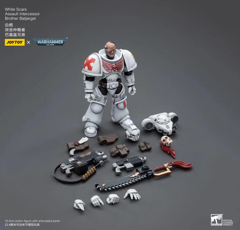 Warhammer 40k White Scars Assault Intercessor Brother Batjargal 1/18 Scale Figure Gallery Image 9