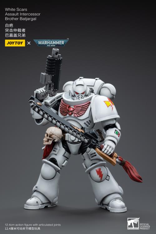 Warhammer 40k White Scars Assault Intercessor Brother Batjargal 1/18 Scale Figure Gallery Image 5