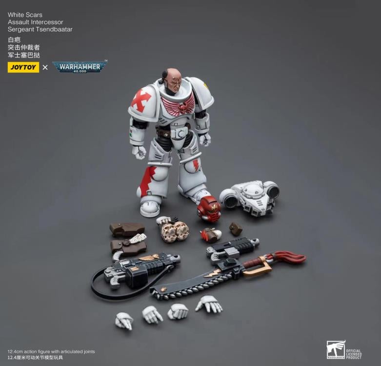 Warhammer 40k White Scars Assault Intercessor Sergeant Tsendbaatar 1/18 Scale Figure Gallery Image 10