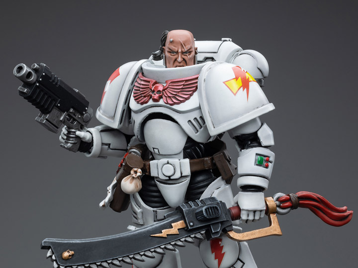 Warhammer 40k White Scars Assault Intercessor Sergeant Tsendbaatar 1/18 Scale Figure Gallery Image 1