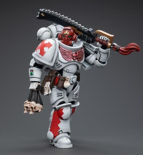 Warhammer 40k White Scars Assault Intercessor Sergeant Tsendbaatar 1/18 Scale Figure Gallery Image 6