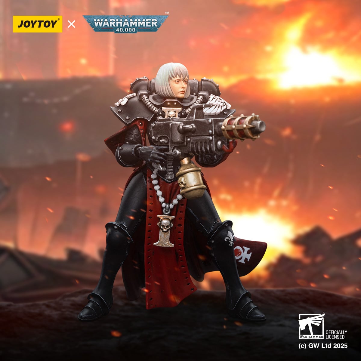 Warhammer 40k Adepta Sororitas Battle Sister Ludwenna 1/18 Scale Action Figure Gallery Image 3