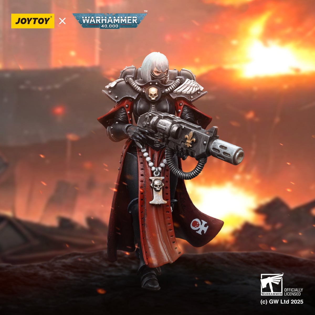 Warhammer 40k Adepta Sororitas Battle Sister Jurel 1/18 Scale Action Figure Gallery Image 3