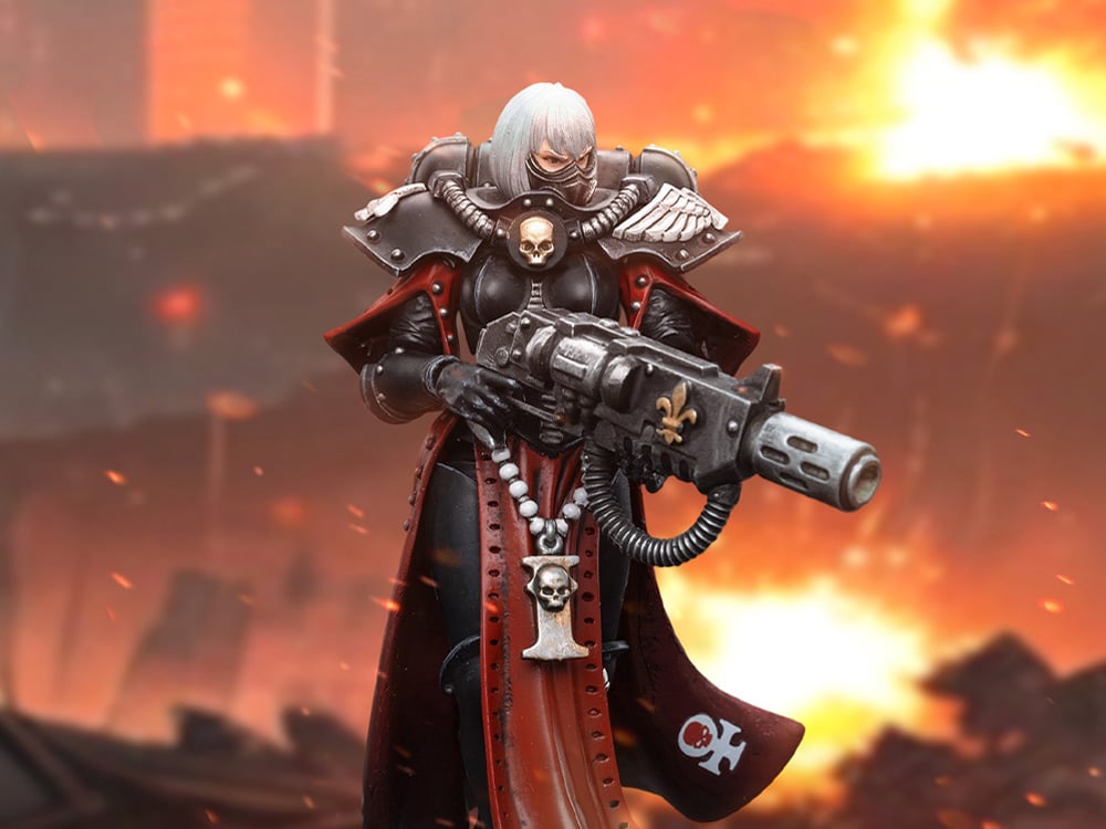 Warhammer 40k Adepta Sororitas Battle Sister Jurel 1/18 Scale Action Figure Gallery Image 1