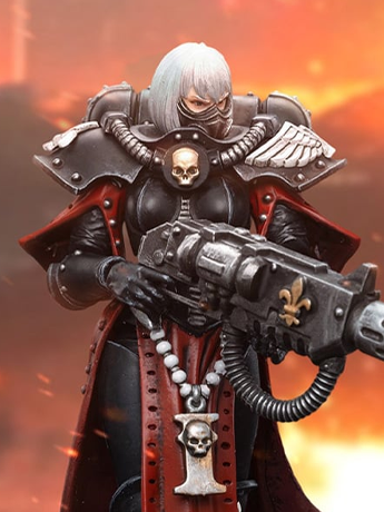 Warhammer 40k Adepta Sororitas Battle Sister Jurel 1/18 Scale Action Figure Gallery Image 2