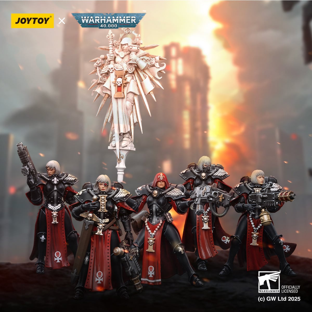 Warhammer 40k Adepta Sororitas Battle Sister Jurel 1/18 Scale Action Figure Gallery Image 9